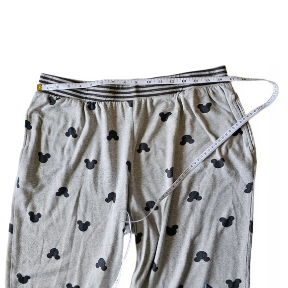 Disney Pajama Set - Gray with Black Mickey Pattern Womens - Picture 12 of 15